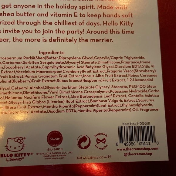 The Créme Shop x Hello Kitty & Friends Handy Dandy Hand Lotion Set - Picture 8 of 9